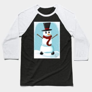 Snowman Baseball T-Shirt